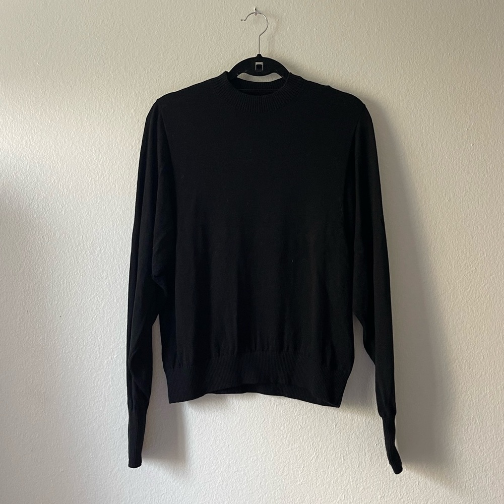&OtherStories Black Crew Sweater